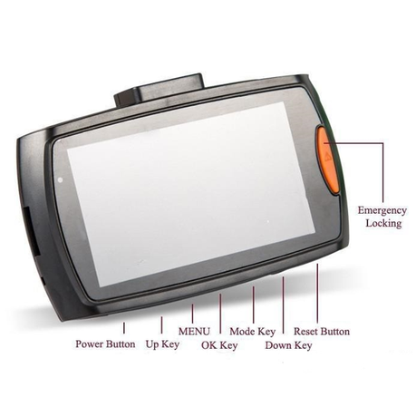 HD Night-Vision Dashcam & Car DVR Recorder – 2.7" LCD Screen with G-Sensor & Motion Detection